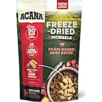 ACANA Grain Free, High Protein, Free-Run Ranch-Raised Beef Recipe, Morsels Freeze Dried Dog Food & Topper