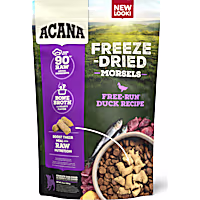 ACANA Topper Free-Run Duck Recipe Morsels Grain-Free High Protein Freeze Dried Dog Food