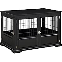 Zoovilla Fairview Triple Door Black Dog Crate
