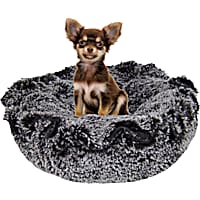 Bessie and Barnie Ultra Plush Midnight Frost Deluxe Luxury Pet Cuddle Pod Bed