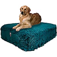 Bessie and Barnie Wonderlust Luxury Extra Plush Faux Fur Rectangle Dog Bed