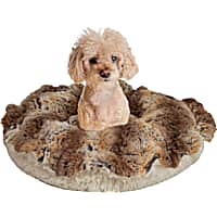 Bessie and Barnie Ultra Plush Simba/Blondie Luxury Deluxe Pet Lily Pod Bed