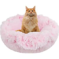 Bessie and Barnie Ultra Plush Bubble Gum Deluxe Luxury Pet Cuddle Pod Bed
