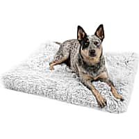 Best Friends by Sheri Frost Calming Shag Fur CertiPUR Orthopedic Nap Mat for Dogs