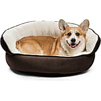 Best Friends by Sheri Jumbo Dark Chocolate Pet Throne Ilan Microfiber