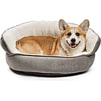 Best Friends by Sheri Jumbo Grey Pet Throne Ilan Microfiber