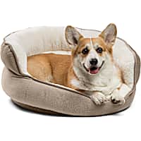 Best Friends by Sheri Jumbo Wheat Pet Throne Ilan Microfiber