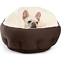 Best Friends by Sheri Jumbo Dark Chocolate Deep Dish Orthocomfort Cat and Dog Bed in Ilan Microfiber