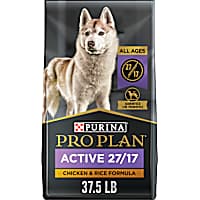 Purina Pro Plan Active High Protein, SPORT 27/17 Chicken & Rice Formula Dry Dog Food