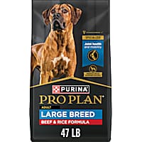 Purina Pro Plan Specialized Beef and Rice Formula Large Breed Dry High Protein Food With Probiotics for Dogs