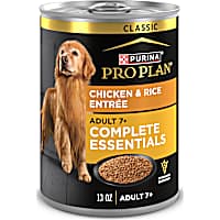 Purina Pro Plan 7 Plus Chicken and Rice Entree Classic for Senior Adult Wet Dog Food