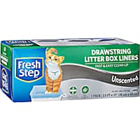 Fresh Step Unscented Drawstring Large Cat Litter Box Liners
