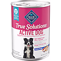 Blue Buffalo True Solutions Chicken, Top Form Active Adult Wet Dog Food