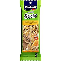 Vitakraft Crunch Sticks with Whole Grains, Carrot & Honey for Rabbits