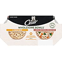 Cesar Wholesome Bowls Chicken, Sweet Potato & Green Beans Recipe Adult Soft Wet Dog Food Toppers Variety Pack