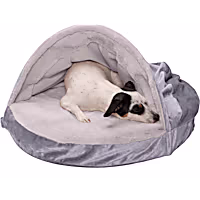 FurHaven Wave Fur & Velvet Snuggery Orthopedic Pet Bed