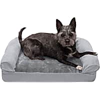 FurHaven Plush & Suede Full Support Sofa Pet Bed