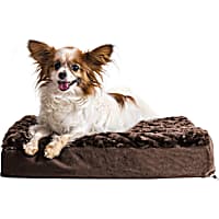FurHaven Chocolate Ultra Plush Deluxe Orthopedic Pet Bed
