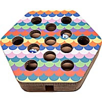 FurHaven Hexagon Busy Box Cat Scratcher