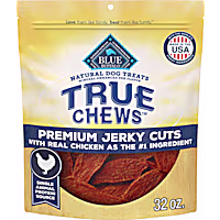 Blue Buffalo True Chews Premium Jerky Cuts with Natural Ingredients Chicken Dog Treats
