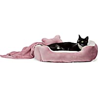 EveryYay Essentials Pink Snooze Fest Dog Bed Bundle