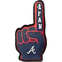 Pets First Atlanta Braves #1 Fan Dog Toy