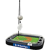 Pets First Los Angeles Dodgers Baseball Cat Scratcher Toy