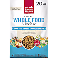 The Honest Kitchen Gourmet Whole Food Clusters Grain Free Turkey & Superfoods Recipe Dog Food