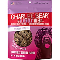 Charlee Bear Bearnola Bites Natural Cranberry Cobbler Crunchy Cluster Treats for Dogs
