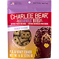 Charlee Bear Bearnola Bites Peanut Butter & Honey Crunchy Granola Dog Treats