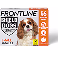 FRONTLINE Shield Flea & Tick Treatment for Dogs 11 - 20 lbs. (Orange)