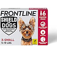 FRONTLINE Shield Flea & Tick Treatment for Dogs 5 - 10 lbs. (Pink)
