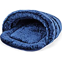 EveryYay Snooze Fest Midnight Blue Play Cave Cat Bed