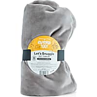 EveryYay Let's Snuggle Grey TeXtured Plush Pet Throw