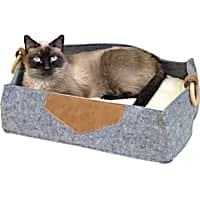 Kitty City Felt Lounge Sleeper Nester Cat Bed