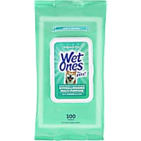 Wet Ones for Pets Hypoallergenic Fragrance-Free Multi-Purpose Dog Wipes with Vitamins A, C & E and Wet Lock Seal