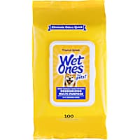 Wet Ones for Pets Deodorizing Multi-Purpose Dog Wipes with Baking Soda in Tropical Splash Scent and Wet Lock Seal