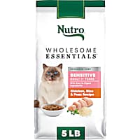 Nutro Wholesome Essentials Sensitive Stomach Chicken, Rice & Peas Dry Cat Food