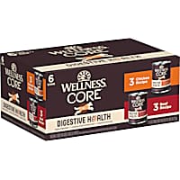 Wellness CORE Digestive Health Grain Free Chicken & Beef Pate Variety Pack Wet Dog Food