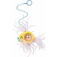 Leaps & Bounds Rattle Fish Kitten Teaser Toy