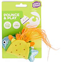 Leaps & Bounds Plush Fish Taco Cat Toy