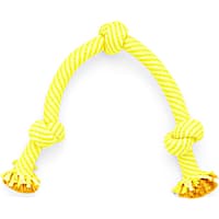 Leaps & Bounds Yellow Knotted Rope Dog Toy