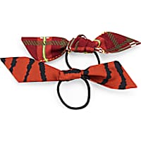 YOULY The Party Animal Mixed-Print Safari-Inspired Hair Bows for Dogs