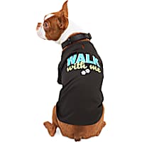 YOULY The Charismatic Black Walk With Me Graphic-Print Dog T-Shirt