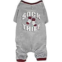 YOULY The Maverick Grey Sock Thief Dog Pajamas