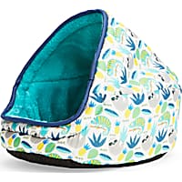 EveryYay Snooze Fest Jungle-Print Cuddle Cup Ferret Bed