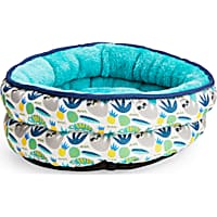 EveryYay Snooze Fest Jungle-Print Donut Ferret Bed