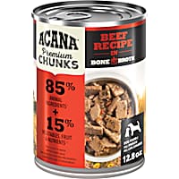 ACANA Grain-Free Premium Chunks Beef Recipe in Bone Broth Wet Dog Food