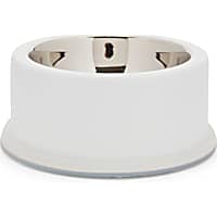 EveryYay Dining In White Stainless-Steel Bowl