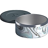 ASOBU The Bonita Insulated Blue Marble Dog Bowl